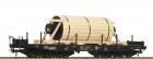 76826 Roco Heavy duty flat wagon, type Samms with Load